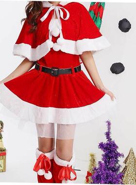 Christmas female Halloween party uniform Santa Claus costume