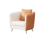 所艺桌椅洽谈座椅 组合沙发休闲沙发接待会客皮 商业美容院会北欧