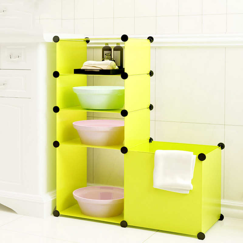 简易衣柜DIY魔片衣橱经济出租房塑料收纳柜时尚简约宿舍组装衣柜