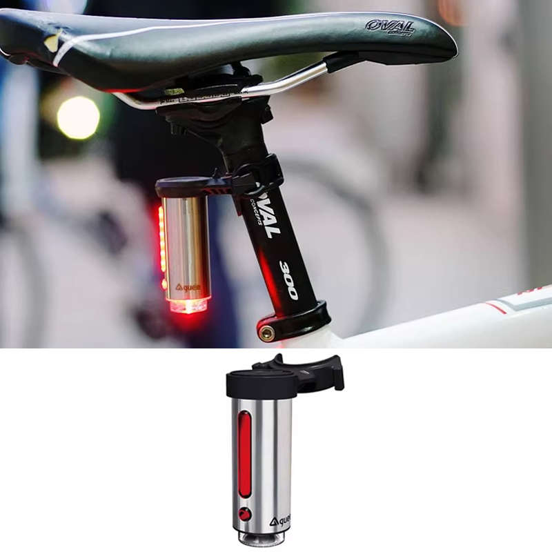 guee INOX Mini-R自行车尾灯山地公路车USB360度安全尾灯自行车灯