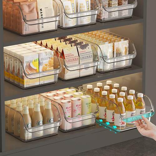 Kitchen Cabinet Storage Box, Snack and Miscellaneous Organiz