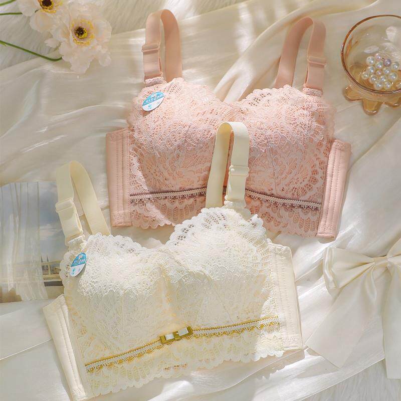 平胸专用内衣女小胸聚拢加厚显大超厚款胸罩显胸大厚杯文胸6cm5