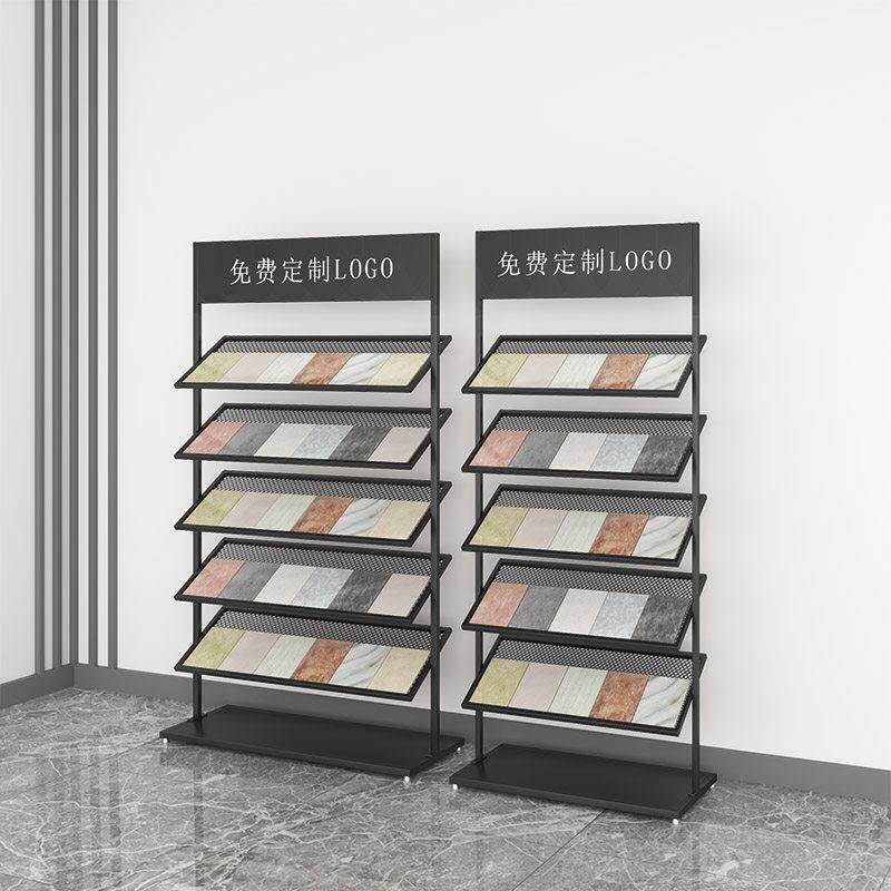瓷砖展示架橱柜门板色板色卡生态板铝扣板展架石材样块玻璃样品架