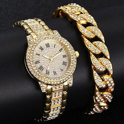 Diamond Women Watches Gold Watch Ladies Wrist Watches Luxury