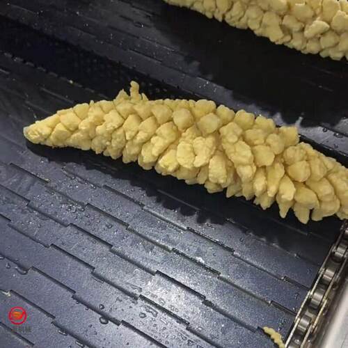 葡萄鱼上浆油炸流水线香酥鲤鱼裹浆油炸生产线全自动葡萄鱼油炸机