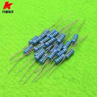 1W金属膜电阻1%五色环0.22R0.39R1R3.6R3.9R4.3R5.1R5.6R6.2R7.5R