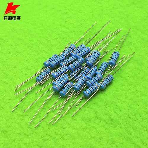 1W金属膜电阻1%五色环0.22R0.39R1R3.6R3.9R4.3R5.1R5.6R6.2R7.5R