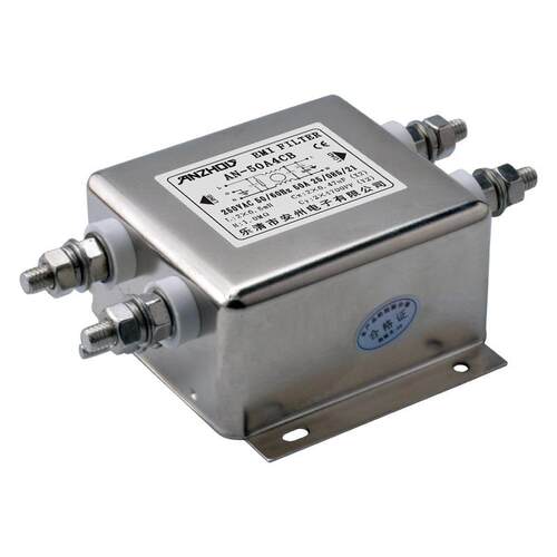EMIFILTER50A单相交流电源滤波器AN-50A4CB50A250VEMI滤波器