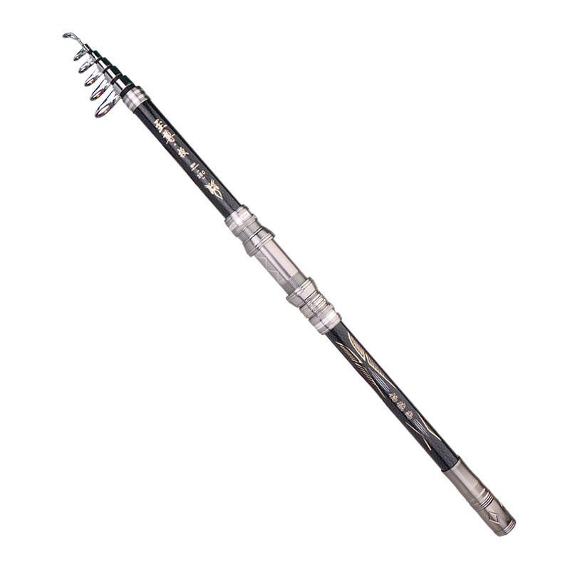 新款直销超硬海竿远投竿钓鱼竿抛竿2.1-4.5米移动金属轮座渔具