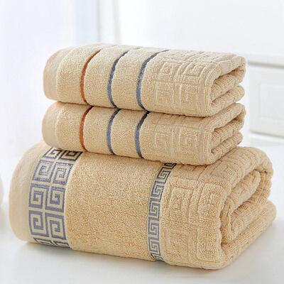 纯棉毛巾浴巾三件套 3pcs Luxury Bath Towel Set Cotton Towels