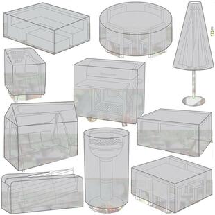 ZQ加厚设备防雨罩户外家具桌椅保护套沙发防尘罩子防水布套
