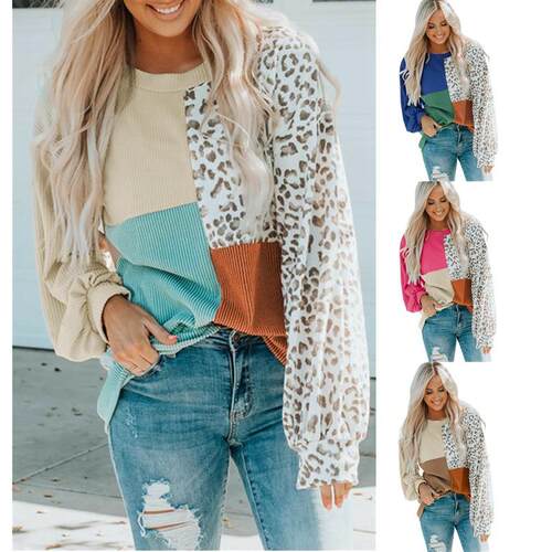 Knitted long sleeved top for women 针织长袖上衣女