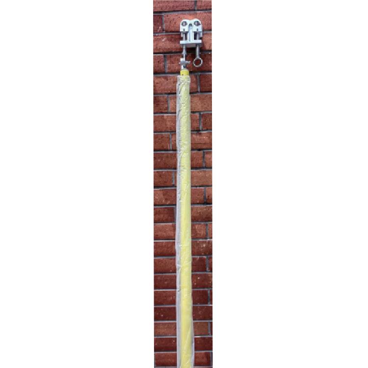 绝缘双头锁杆兼引线挂杆80cm 双线夹持器 耐高压长柄操作杆