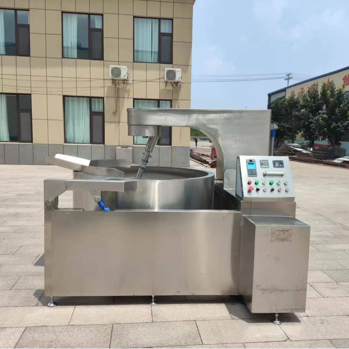 全自动行星搅拌炒锅火锅底料炒料机器食堂炒菜机酱料全自动炒锅
