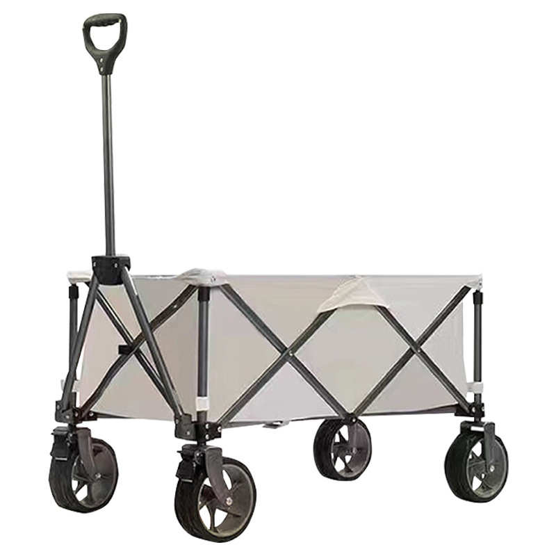 户外折叠露营车儿童可躺摆摊推车营地车野餐烧烤便携手推车