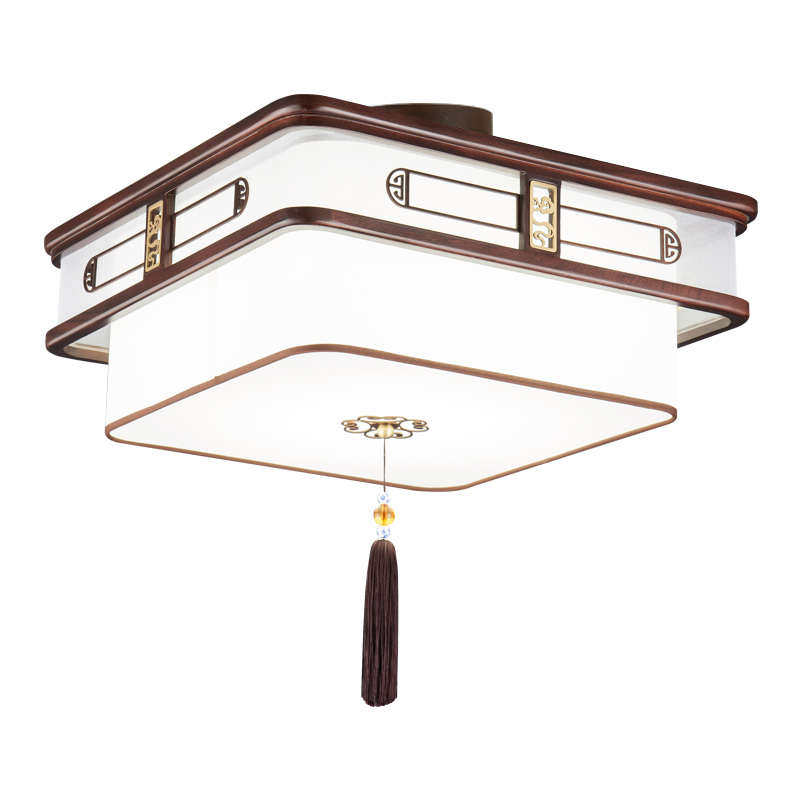 新中式吸顶灯阳台过道灯走廊玄关门厅灯方形客厅卧室房间餐厅灯具,家装灯饰光源,智能吸顶灯,淘宝优惠券,粉丝福利购,淘宝优惠卷