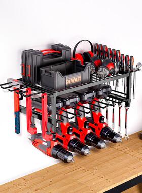 架工具架电钻挂墙上多功洞能维修1wh80949五金电动工具壁挂收纳摆