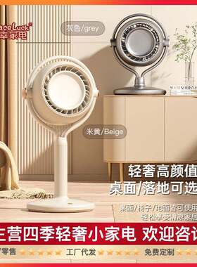 家用立式无叶风扇卧室桌面充电大风力电风扇跨境礼品静音迷你