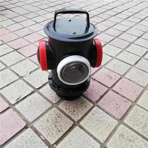 充电式铁路信号灯HJCD-6转辙器标志灯道岔蓝黄脱轨器指示灯