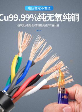 RVSP485双绞屏蔽通讯信号线10 12 14 1620芯0.30.50.75平方电缆线