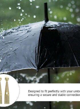 10 Pcs Umbrella Tail Beads Rain Bone Covers for Folding