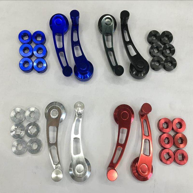 汽车车窗摇把手 改装通用铝合金车窗摇把手 手摇车窗摇把摇杆