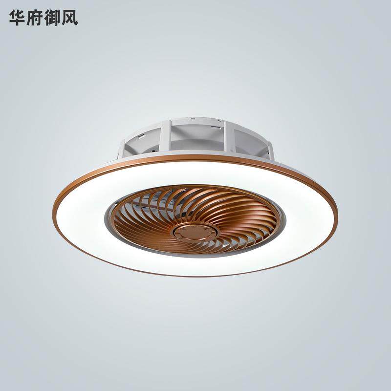 现代简约卧室风扇灯智能吸顶灯led静音书房电扇灯带风扇的灯具