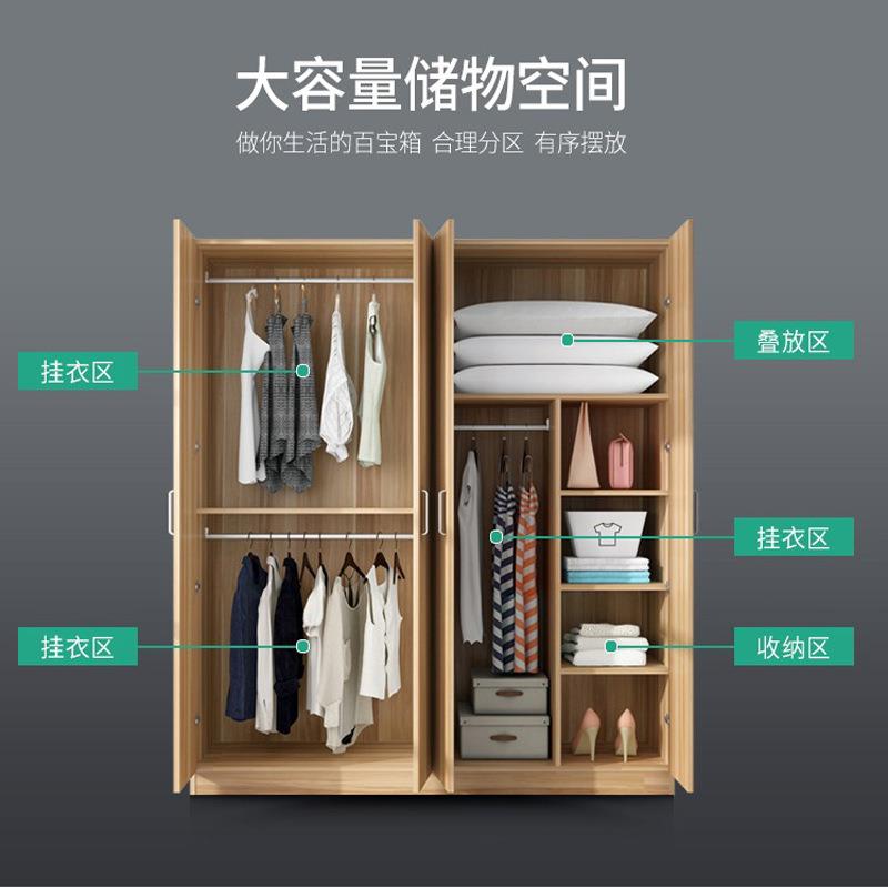 新款直销酒店行李柜卧室衣柜宾馆公寓置物柜简易经济型推拉门小户