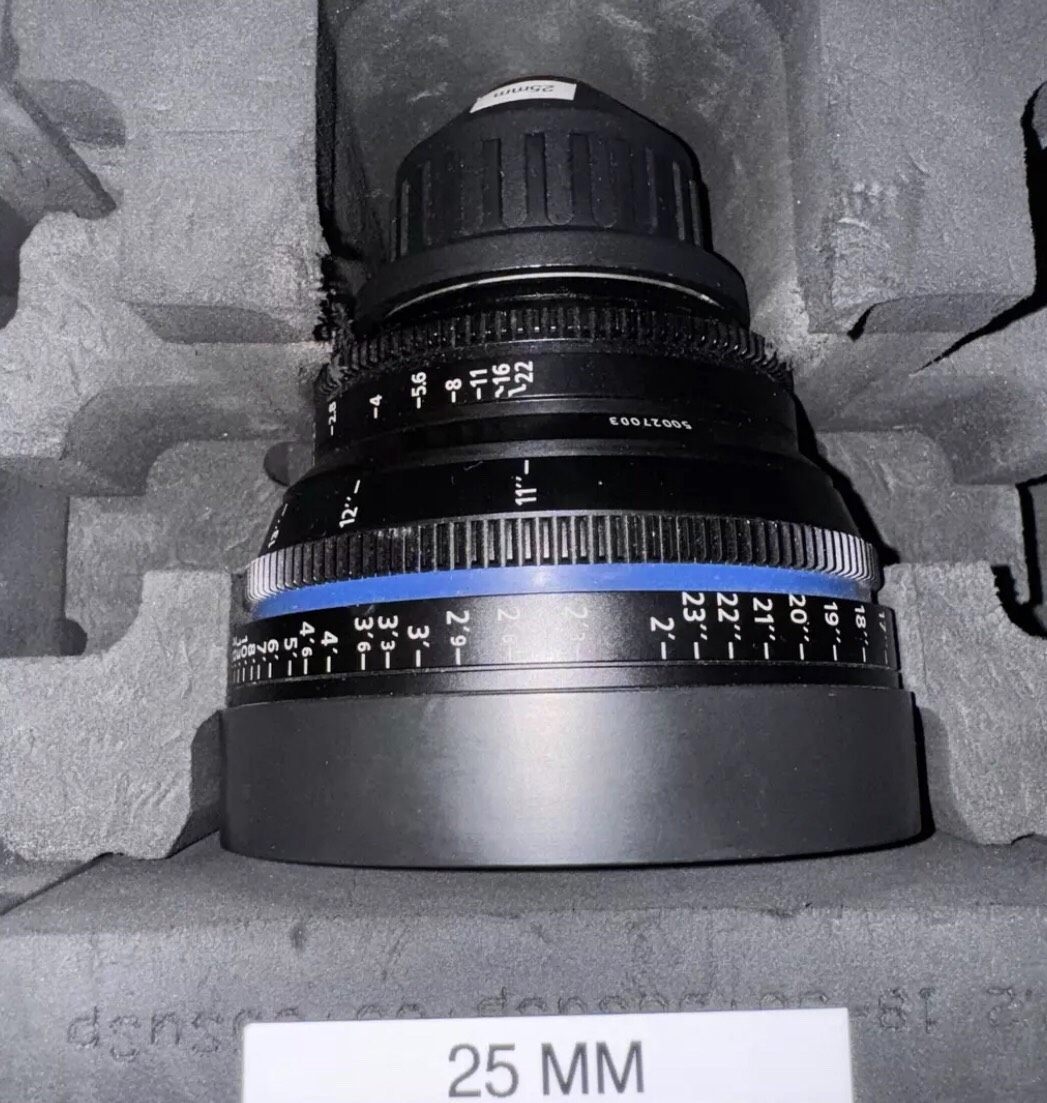 蔡司cp2 25mm pl卡口f/2.1