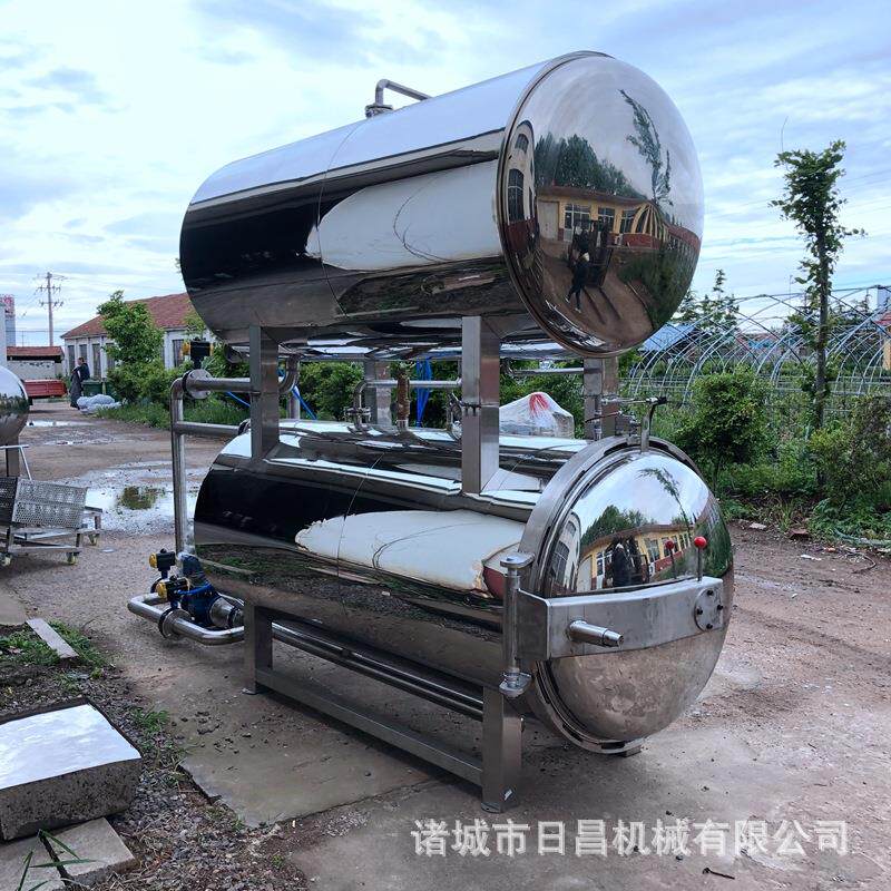 豆干水浴式杀菌锅豆制品全自动杀菌锅蒸汽加热杀菌机