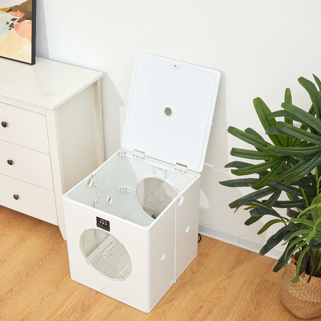 厂家批发折叠宠物猫狗烤箱　可代发塑料易收纳折叠宠物烘干箱厂家