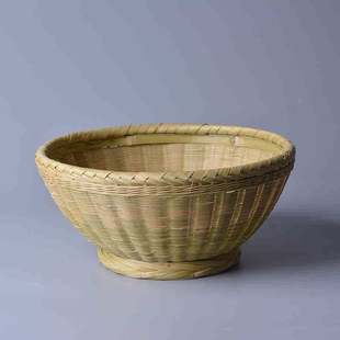 竹篮 竹编制品 手工小竹篓 高档 家用馍筐 馒头 竹编收纳筐 手工