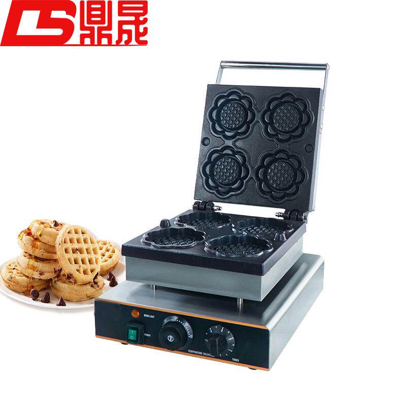 鼎晟葵花机 DS-2204 香酥机系列 烤饼机 华夫饼小吃设备