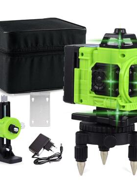 高精准水平仪火车尾绿打色1子6D线GXN双电+绿色板4绿光自动线贴地