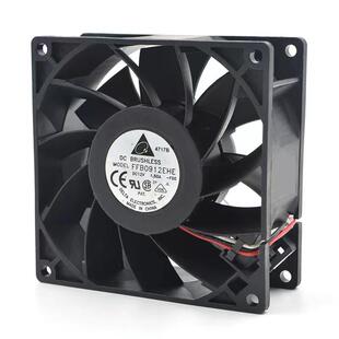 大风量9038 12V 1.5A 9CM FFB0912EHE机箱服务器散热风扇8038高转