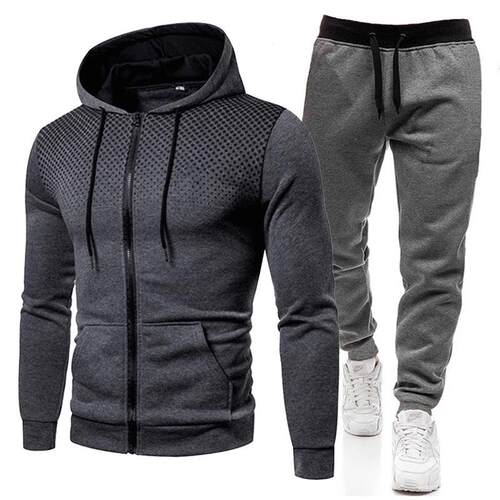 Men's sports suit men's sports suit zipper cardigan jacket