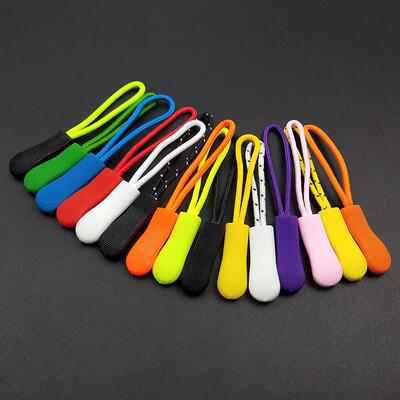 10pcs/lot Zipper Pull Rope End Fit Zippers Puller Zip Head R