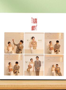 46N10寸相框摆台照片定 制感洗照片加冲印婚纱照全家福相片制
