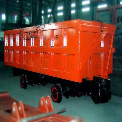 矿山开采运输用 MDC3.3-6底卸式矿车 装卸灵活 侧卸自动升降 前程