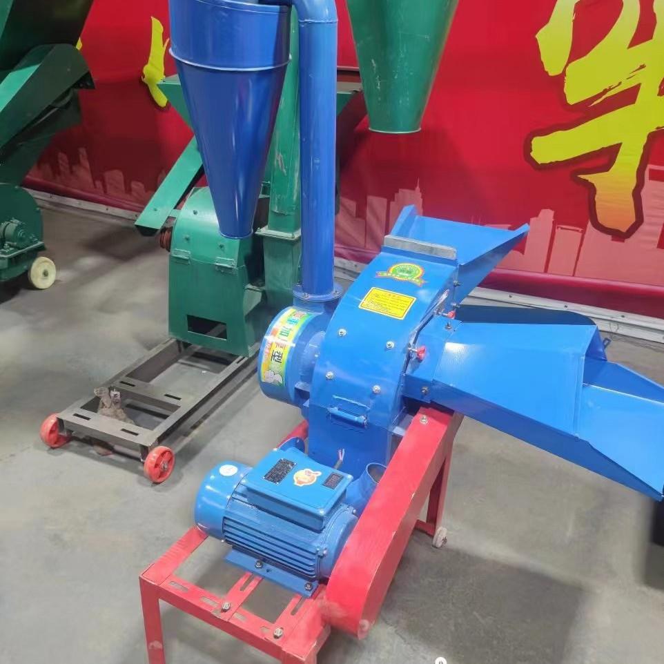 立式自吸式齿盘粉碎机自吸式玉米粉碎机五谷杂粮磨粉机无尘打粉机
