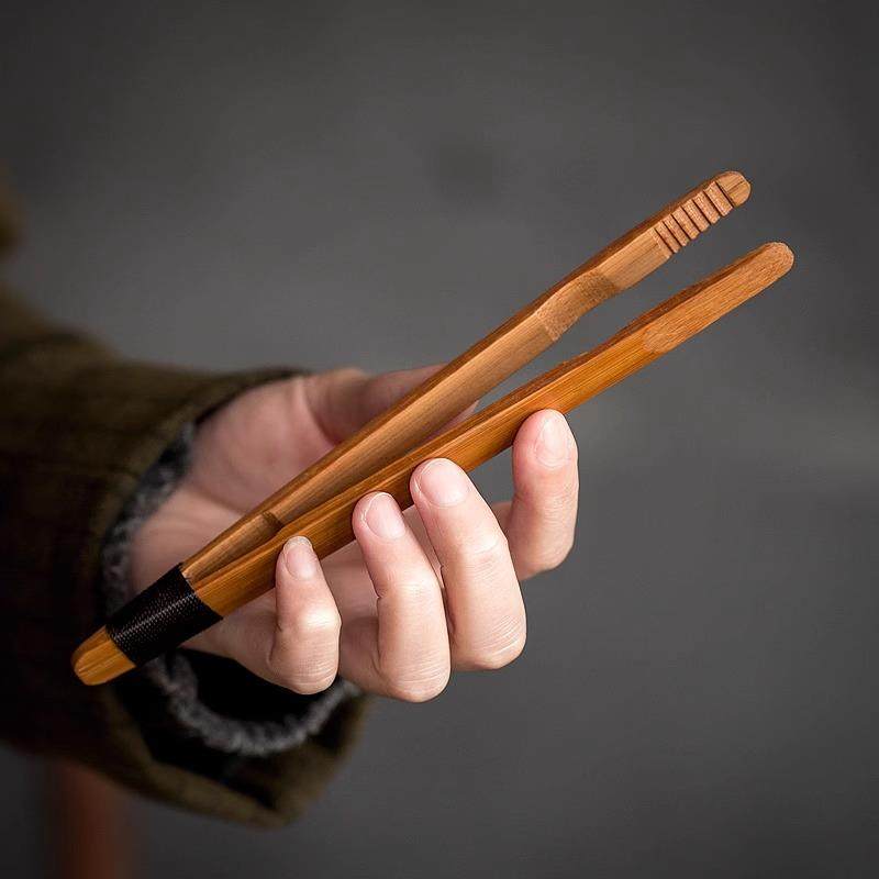 手工竹制茶夹茶杯夹套装茶道镊子功夫六君子茶叶夹子中式茶具配件,餐饮具,茶夹,淘宝优惠券,粉丝福利购,淘宝优惠卷