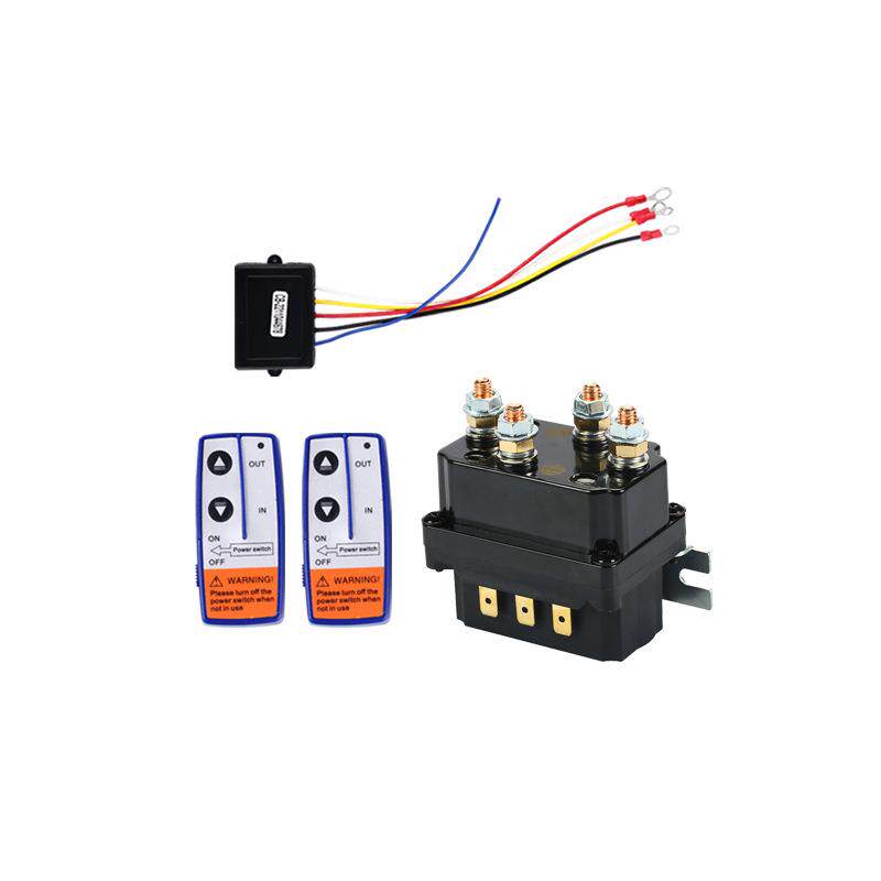 厂家直售12V250A汽车绞盘继电器4250X套装带遥控器控制器继电器