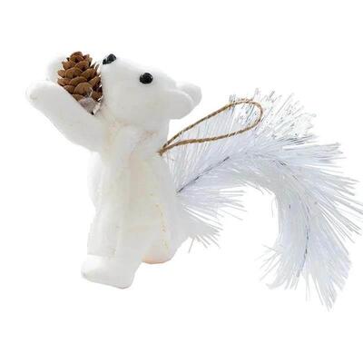 Simulation Squirrel Ornament Christmas Tree Decor Christmas