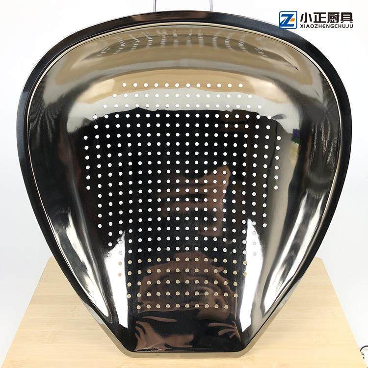 不锈钢加厚筲箕洗蔬菜水果沥水簸箕厨房淘米茶筛五谷杂粮晾晒箩筐