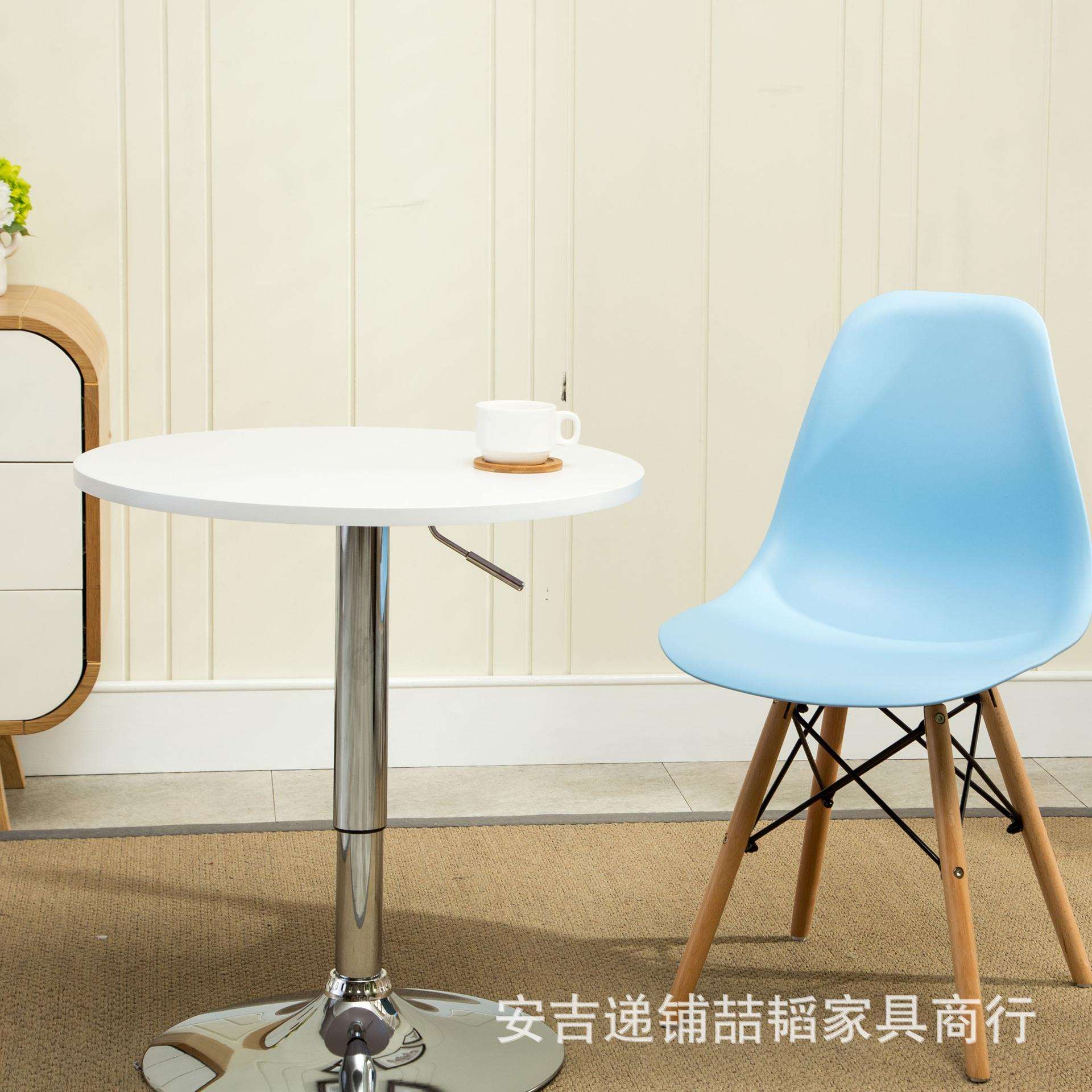 伊姆斯塑料洽谈椅子 北欧创意个性餐桌椅塑胶咖啡椅 ABS塑料餐椅