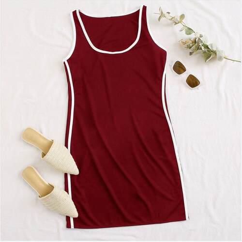 Women's Tongya vest dress sleeveless camisole skirt beach