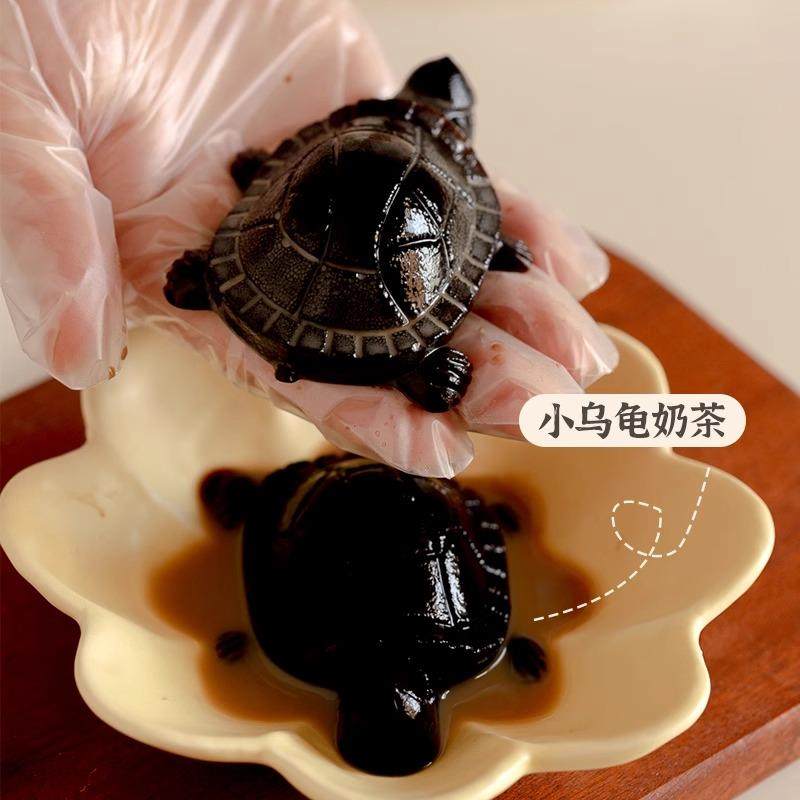 龟苓膏模具烧仙草凉粉布丁糖水立体小乌龟套装硅胶烘焙DIY模具,厨房/烹饪用具,烘焙模具,淘宝优惠券,粉丝福利购,淘宝优惠卷