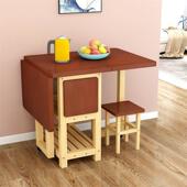 小租桌子折叠小型出屋小多功能OHA家用饭桌饭桌伸缩长吃方形6人餐