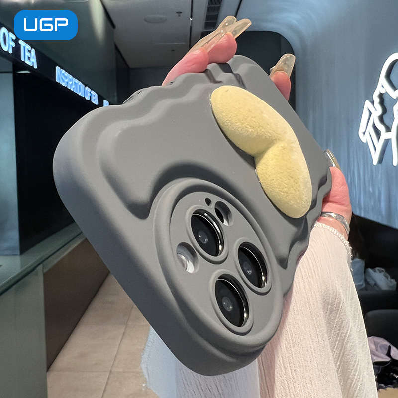 2022新款适用iphone14手机壳苹果14Pro撞色爱心ins风12promax波浪