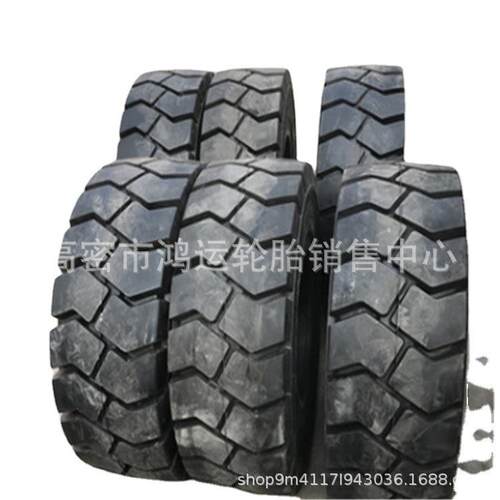 现货供应 23*10-12叉车实心轮胎23x10-12工业叉车拖车轮胎